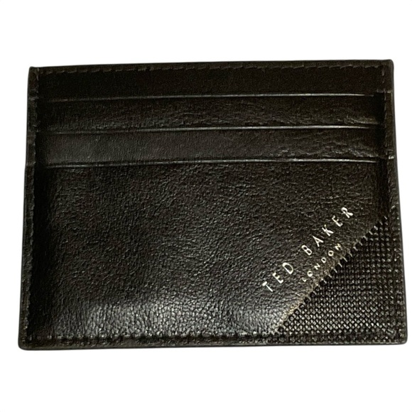 Ted Baker Rifle Leather Card Case - Picture 1 of 2
